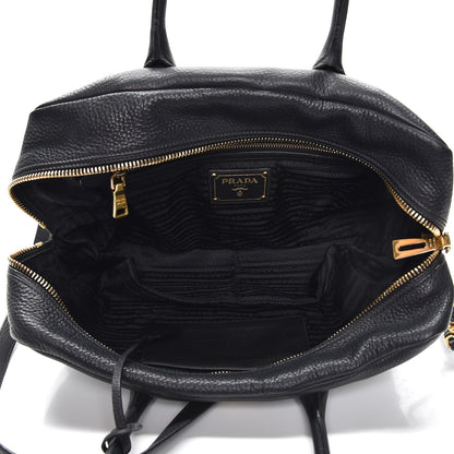 Prada Vitello Daino Shoulder Bag Nero Black 6 of 9