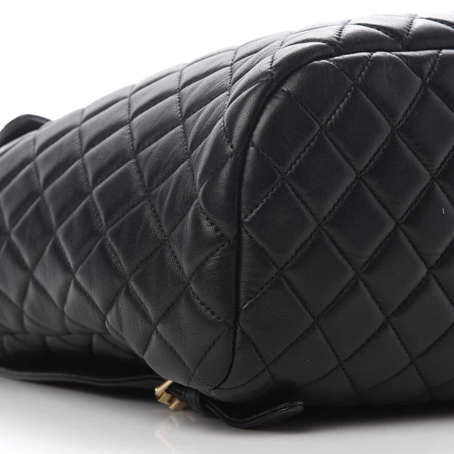 Lambskin Quilted Large Urban Spirit Backpack Black