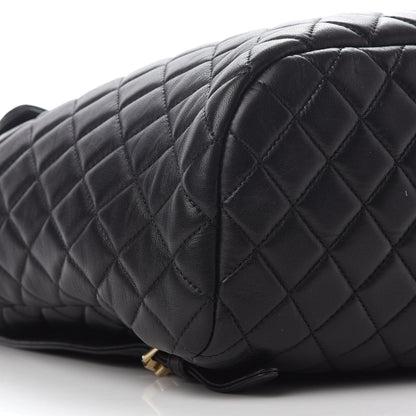 Chanel Lambskin Quilted Large Urban Spirit Backpack Black 8 of 14