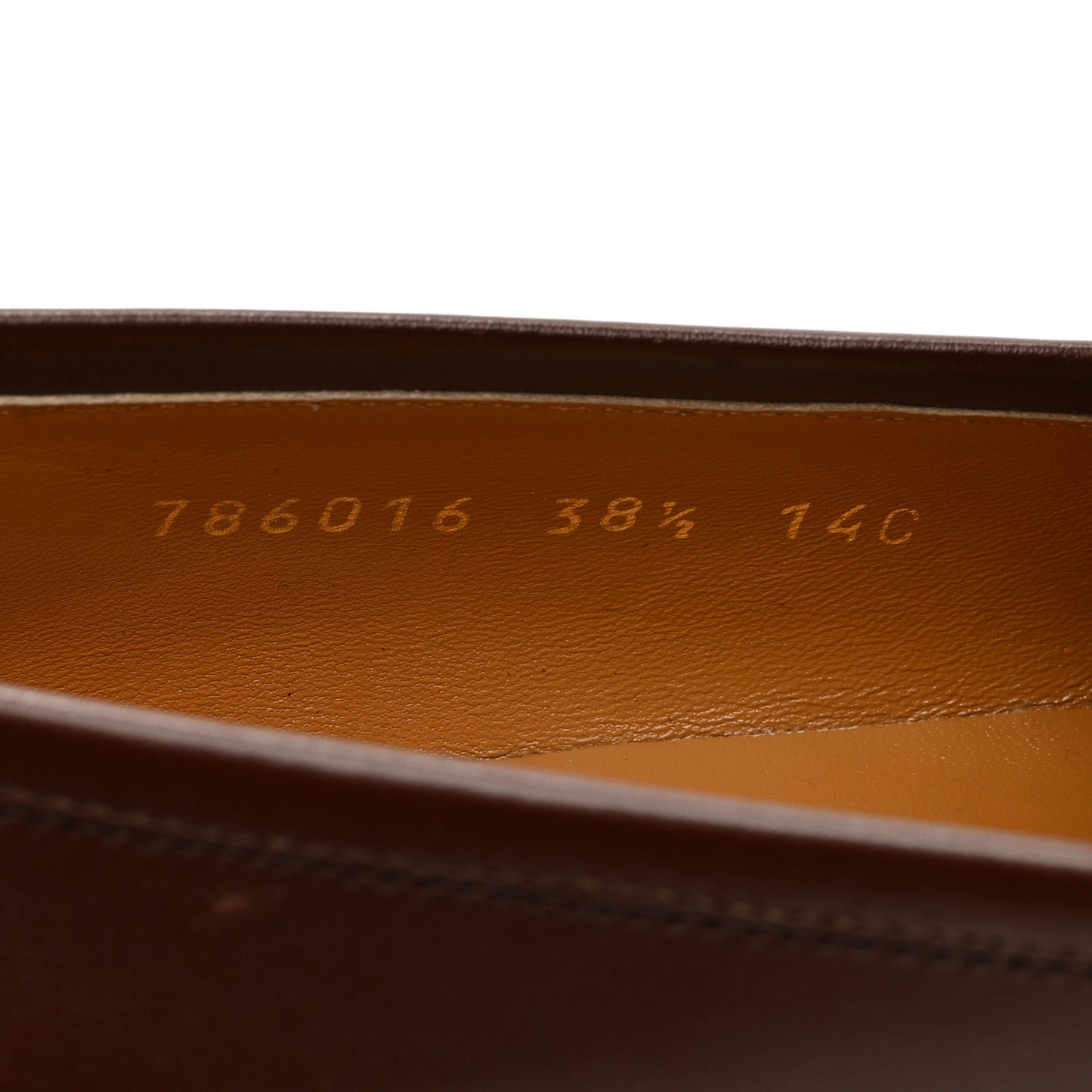 Calfskin Womens Jordaan Loafers 38.5 Fondente Brown