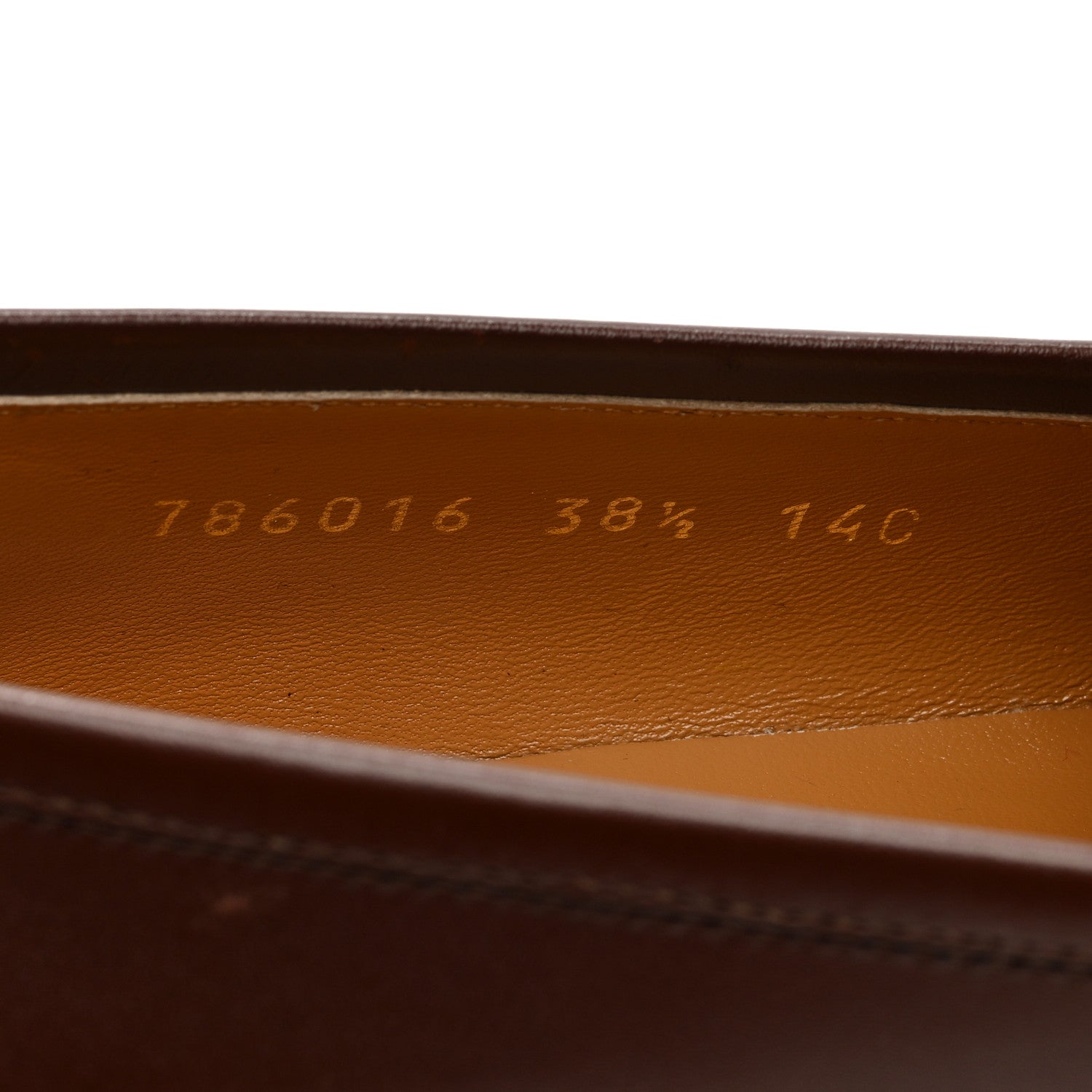 Gucci Calfskin Womens Jordaan Loafers 38.5 Fondente Brown 8 of 9