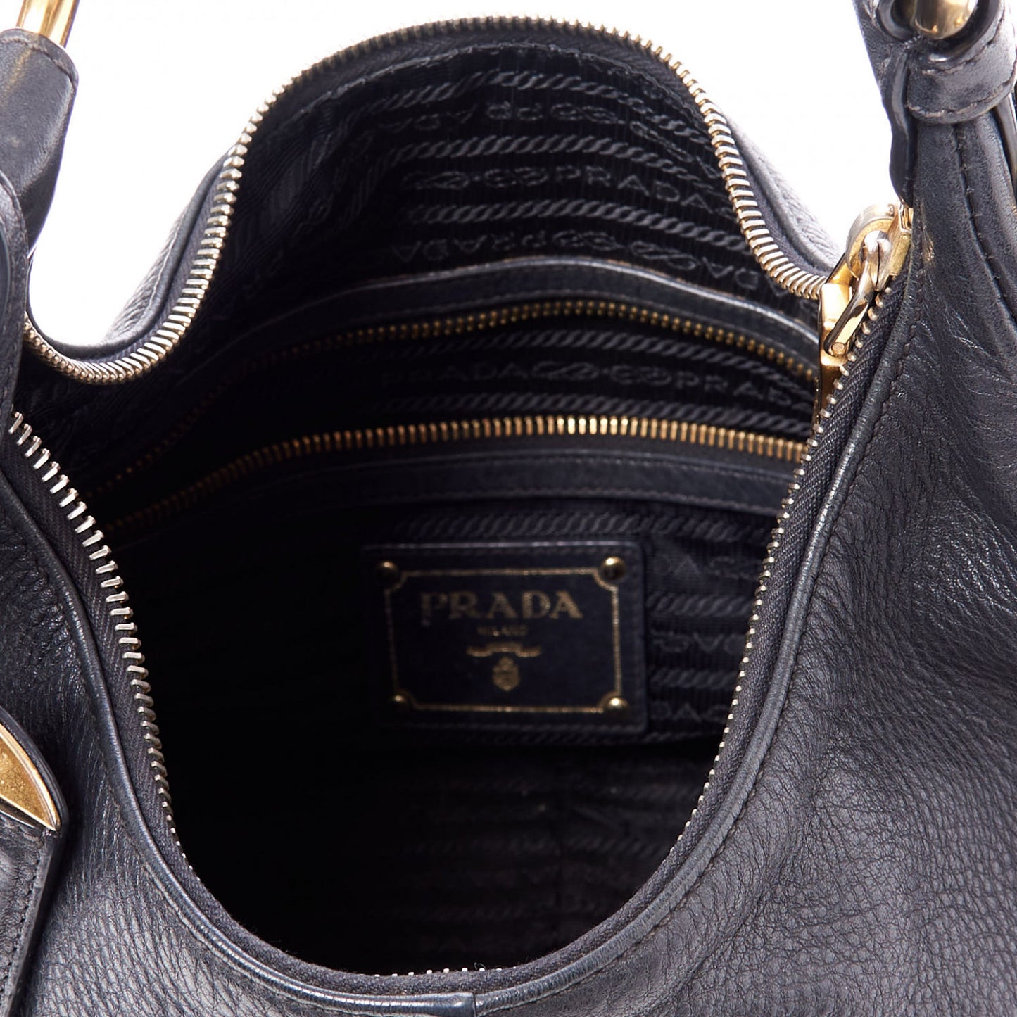 Vitello Daino Hobo Black