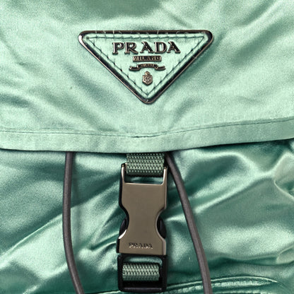 Prada Satin Single Snap Buckle Backpack 6 of 9
