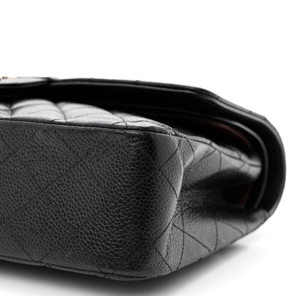 Chanel Caviar Quilted Medium Double Flap Black 10 of 10