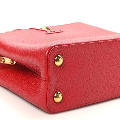 Louis Vuitton Taurillon Capucines BB Scarlet Red 8 of 9