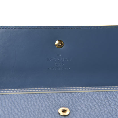 Louis Vuitton Suhali Porte Tresor International Wallet Blue 8 of 8