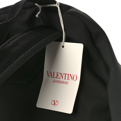 Valentino Garavani Nylon VLTN Logo Patch Backpack Black 9 of 9