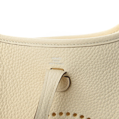 Hermes Taurillon Clemence Amazone Evelyne TPM Nata Craie 8 of 10