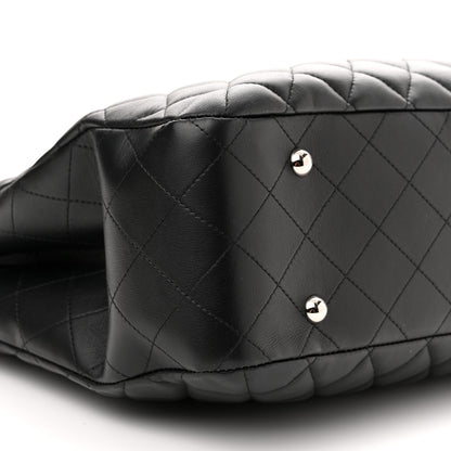 Chanel Calfskin Quilted Large Classic Shopping Tote Black 9 of 10