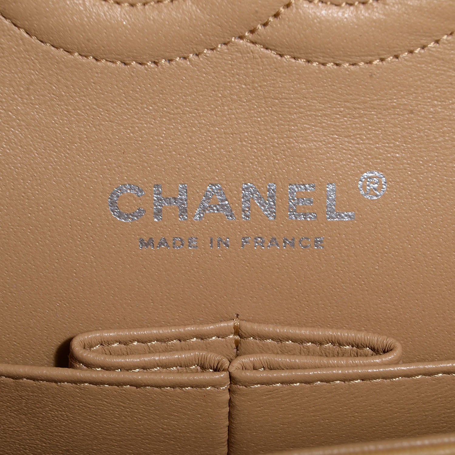 Chanel Lambskin Medium Double Flap Beige 8 of 12