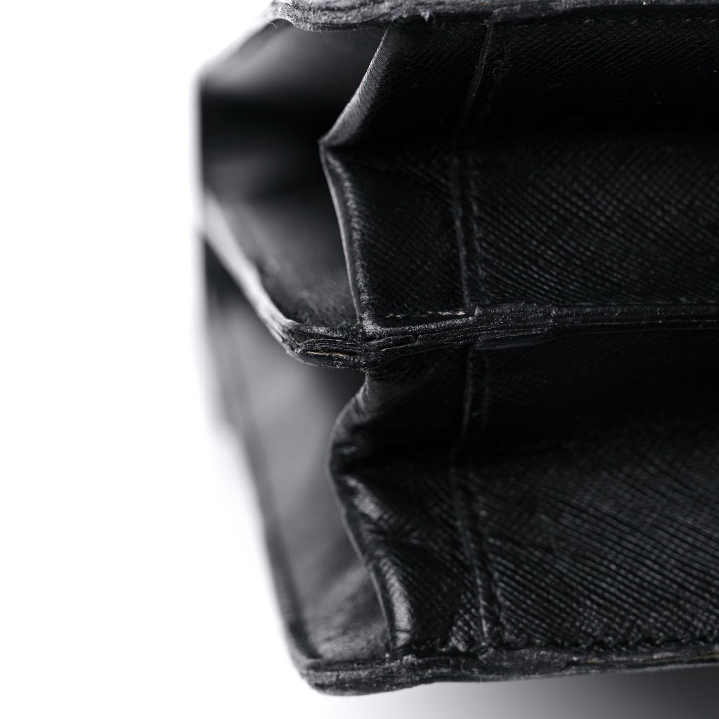 Saffiano Briefcase Black
