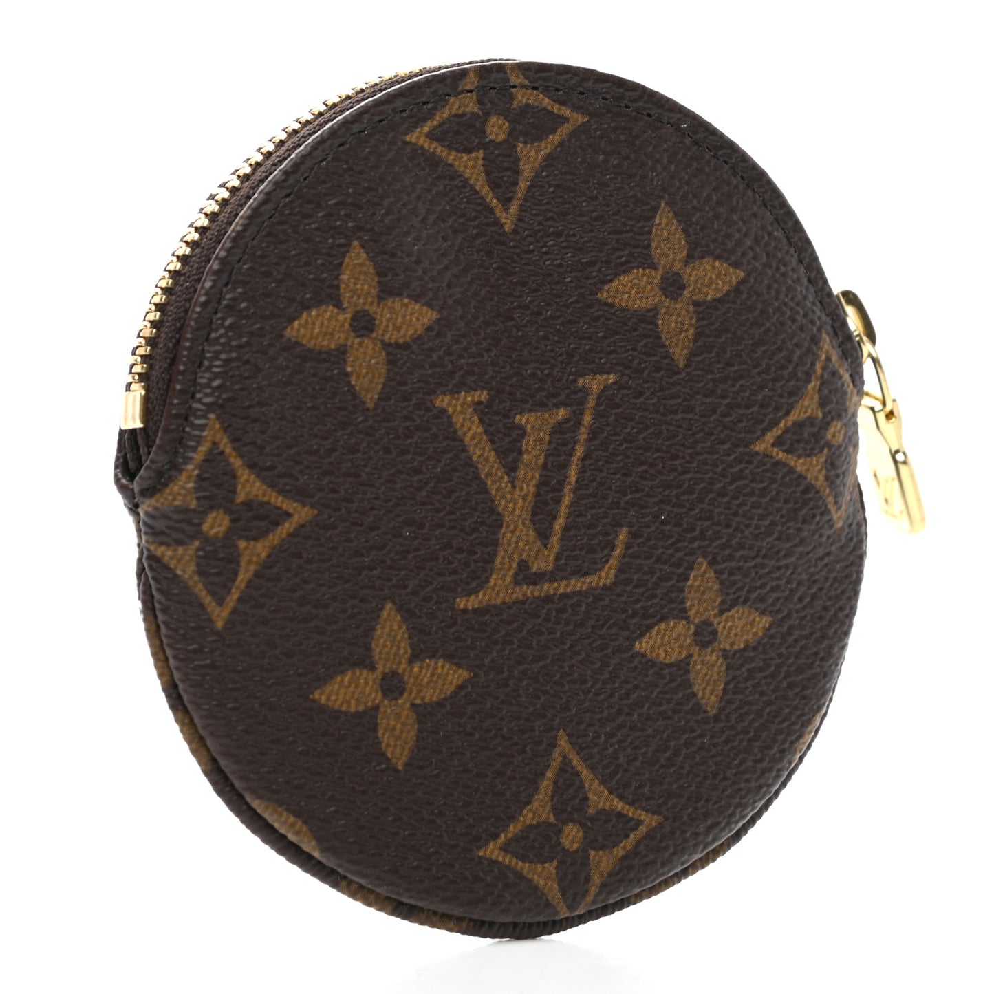 Monogram 2019 Christmas Animation Round Coin Purse Blue