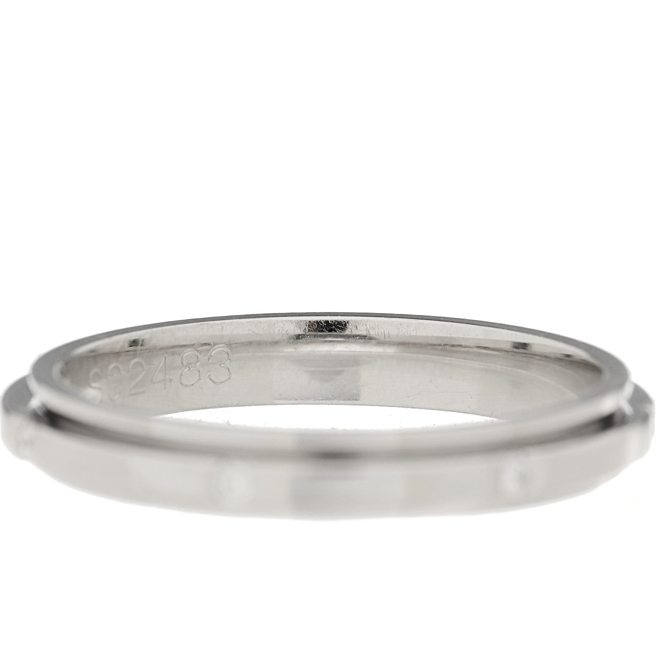 Piaget 18K White Gold Diamond Small Possession Band Ring 51 5.75 4 of 6