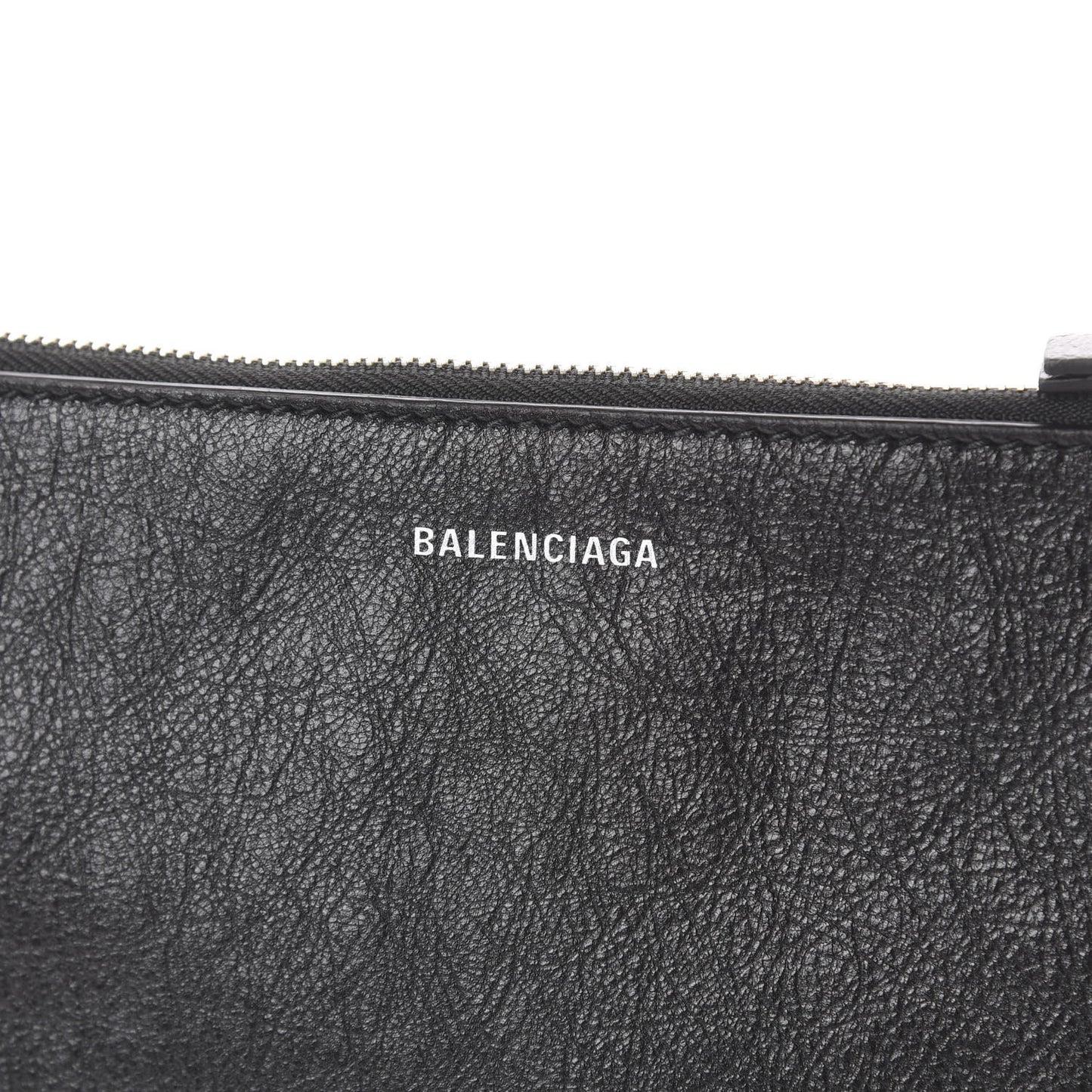 Lambskin Supermarket I Love Techno Pouch Black