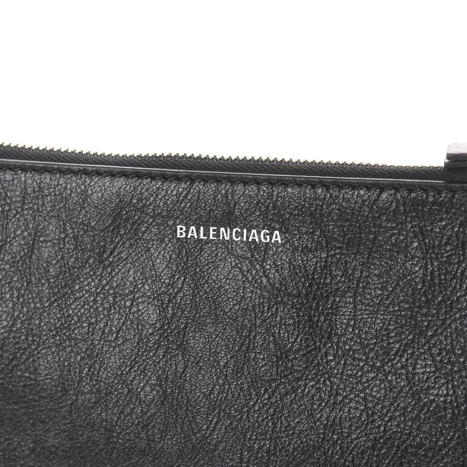 Balenciaga Lambskin Supermarket I Love Techno Pouch Black 9 of 9