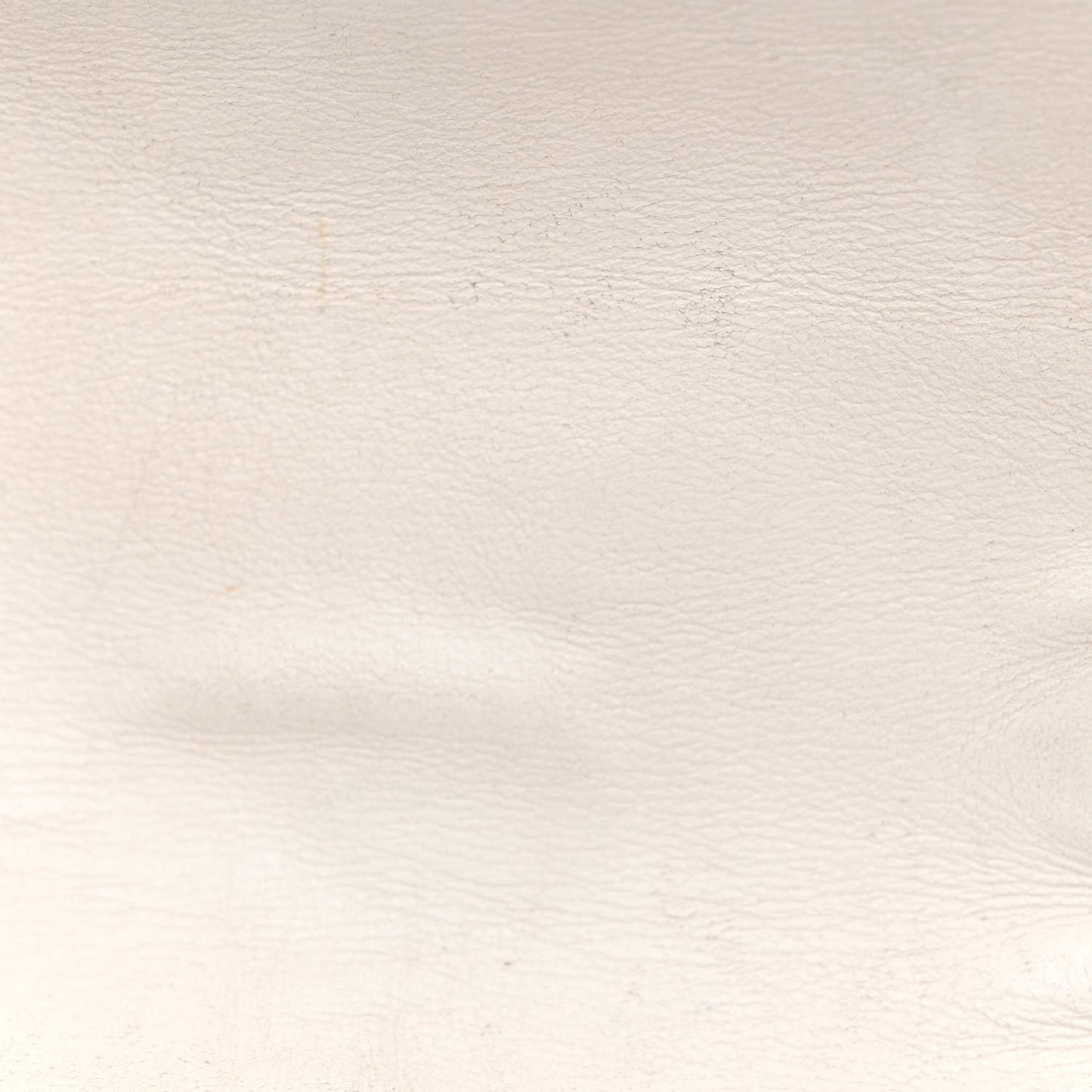 Calfskin Quilted Small Enchained Flap White