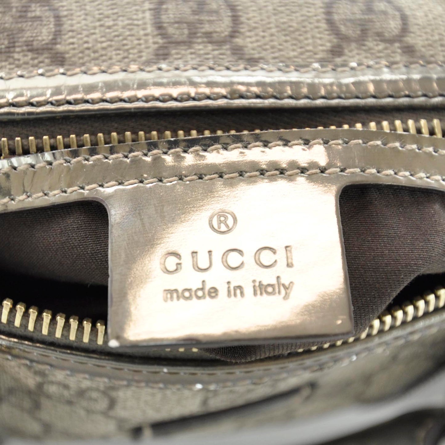 Monogram Small Joy Boston Metallic
