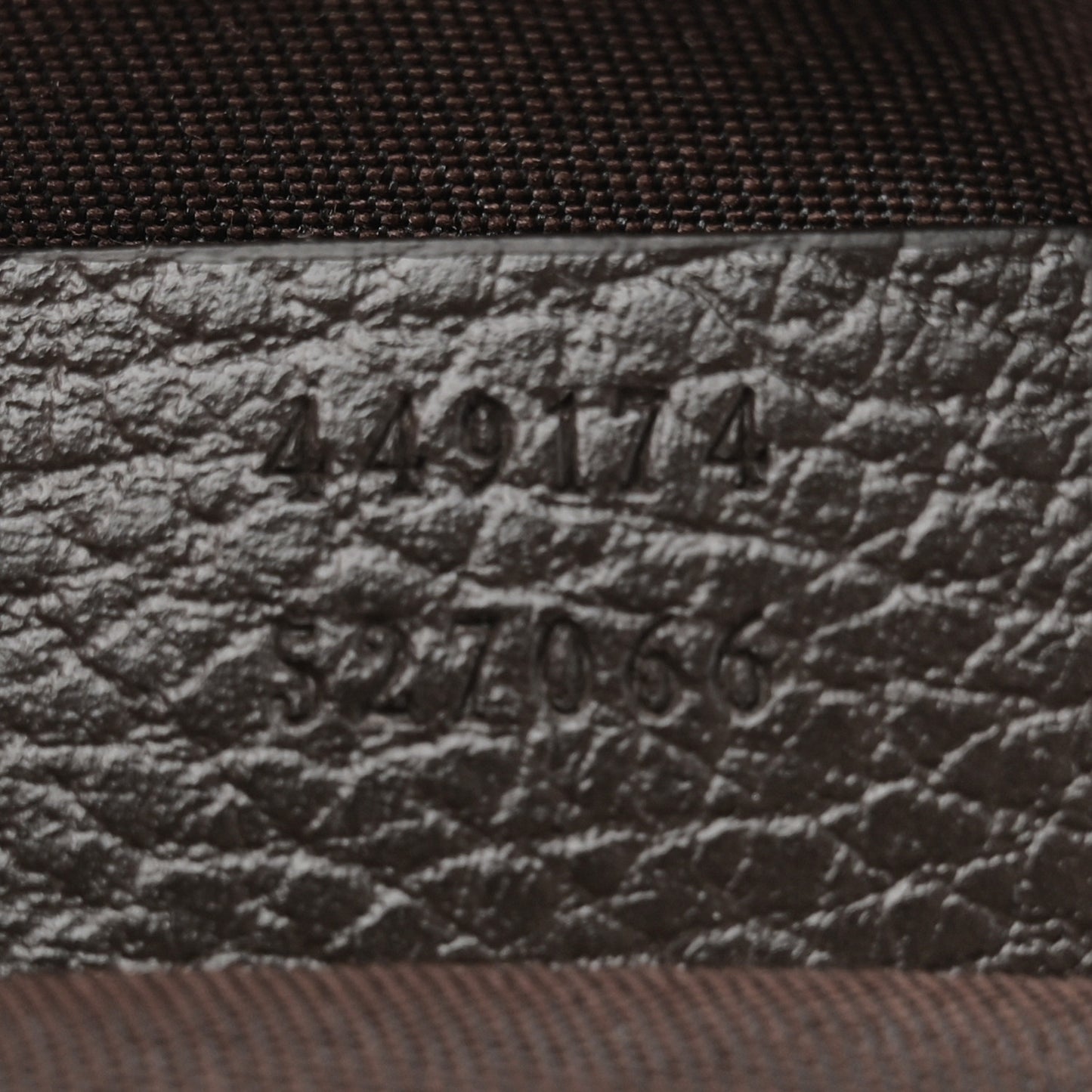 Monogram Belt Bag Dark Brown