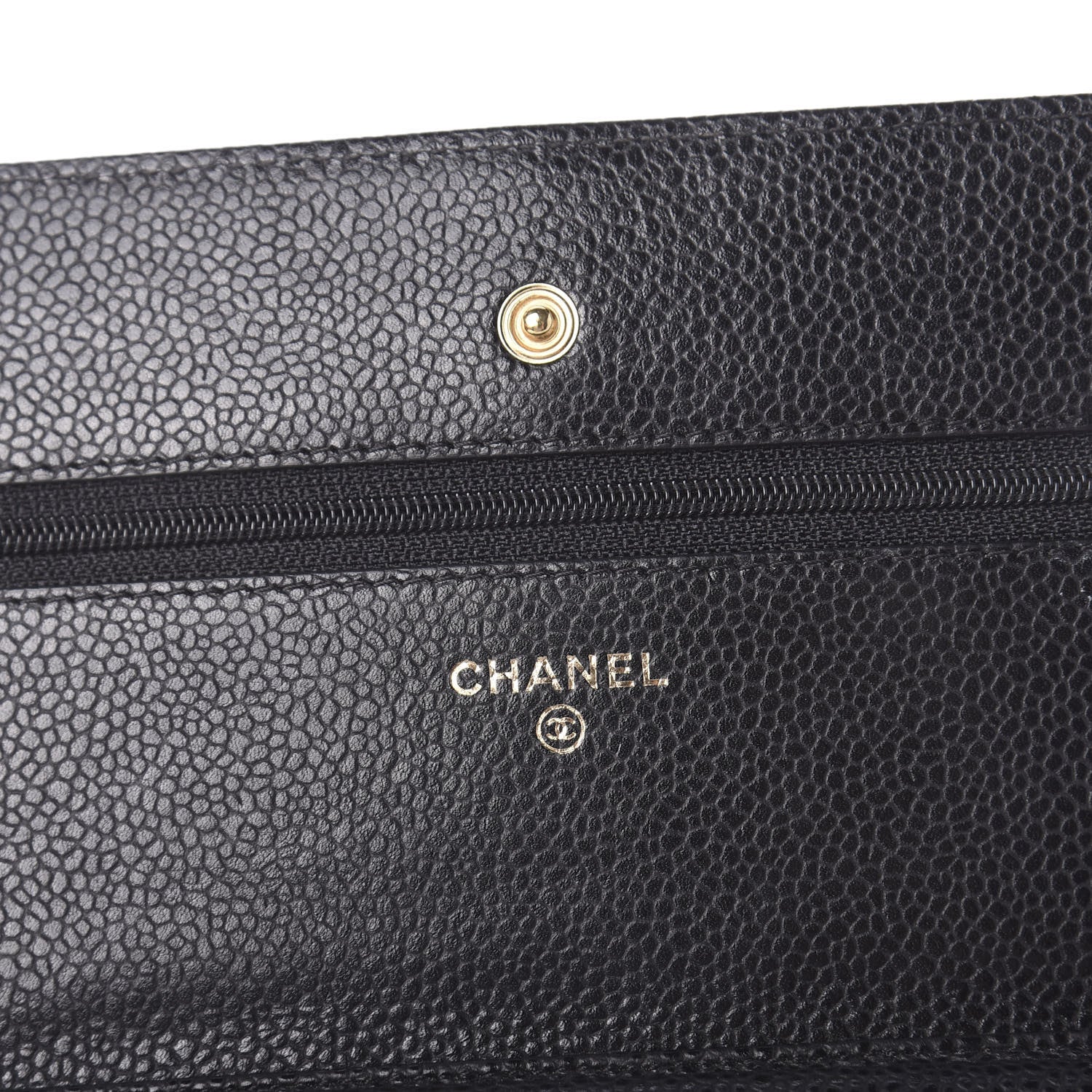 Chanel Caviar Quilted Wallet On Chain WOC Black 8 of 11