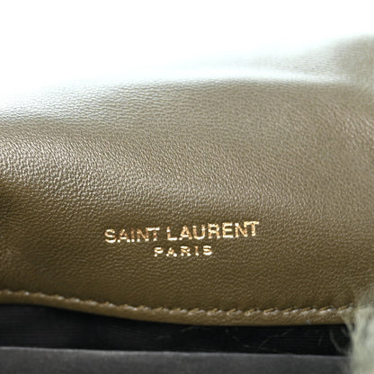Saint Laurent Shearling Fur Mini Jamie 4.3  Olive Ranch Dark Olive Ranch 6 of 11