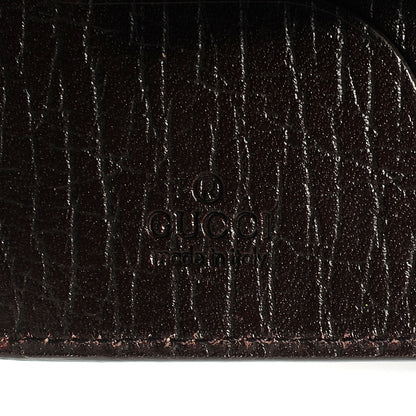 Gucci Monogram GG Plus Avel Card Holder Wallet Beige Ebony Cocoa 7 of 8