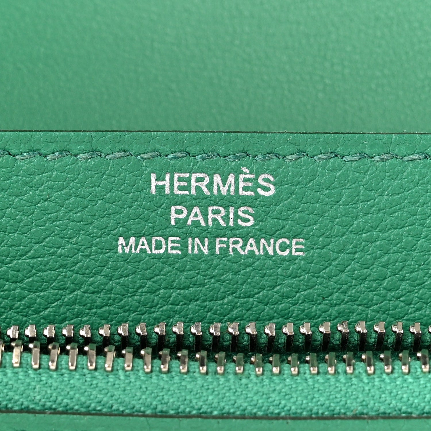 Hermes Evercolor Dogon Compact Wallet Vert Vertigo 6 of 8