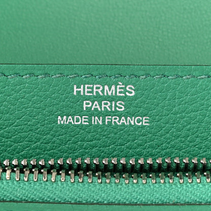 Hermes Evercolor Dogon Compact Wallet Vert Vertigo 6 of 8