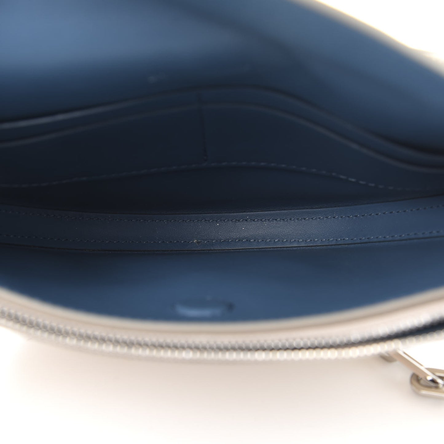 Goatskin Pecan Chain Shoulder Bag Limestone