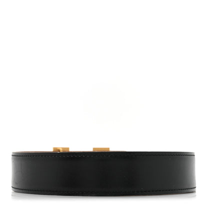 Hermes Box Epsom 32mm H Belt 80 32 Black Gold 2 of 6