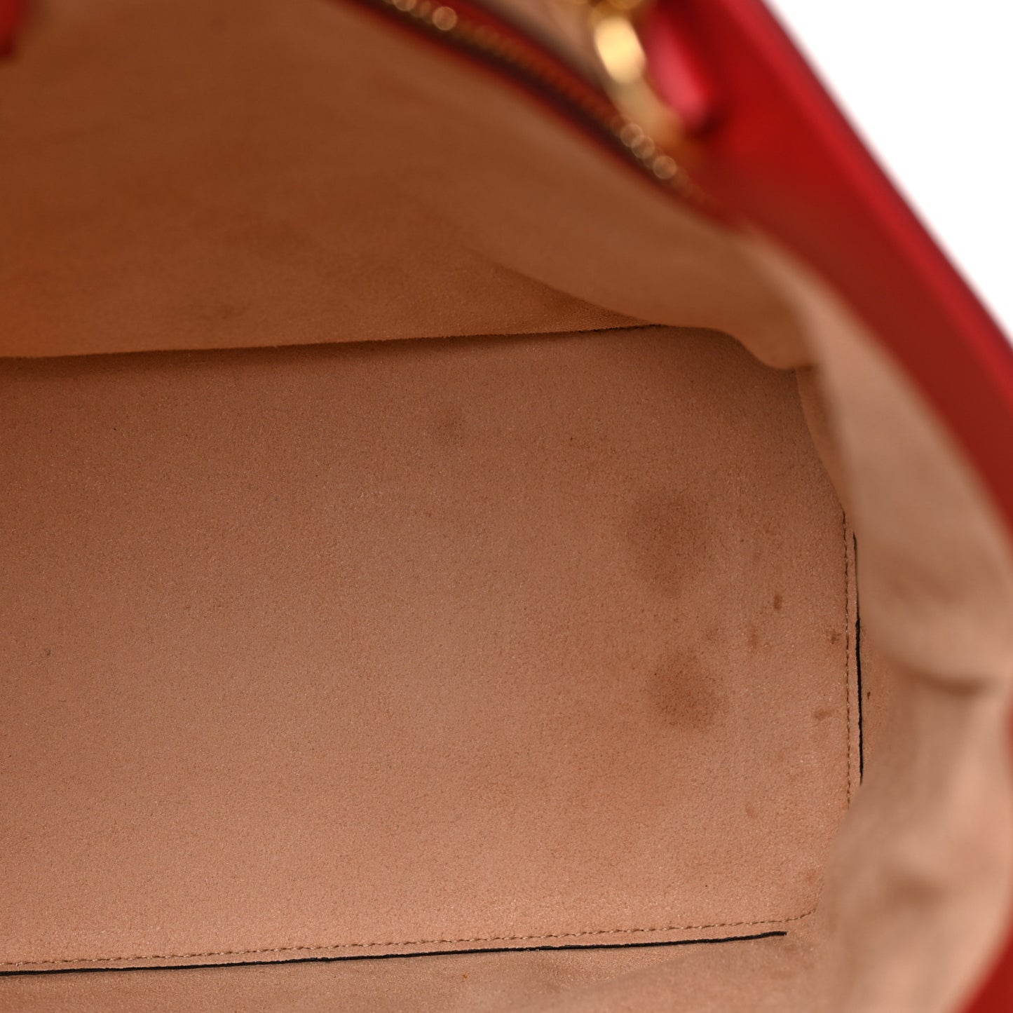 Apollo Calfskin GG Dadini Embroidered Chain Shoulder Tote Hibiscus Red