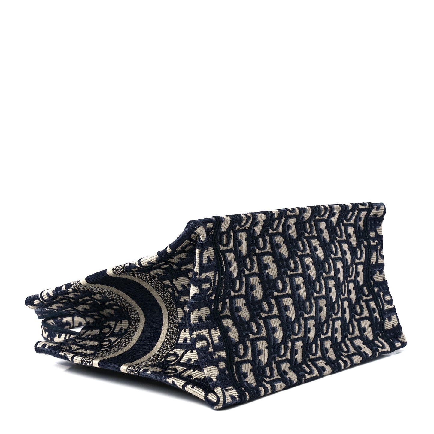 Oblique Small Book Tote Blue Multicolor