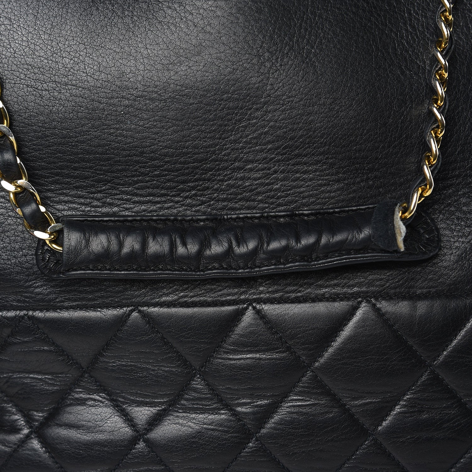 Chanel Lambskin Quilted Shoulder Bag Black 14 of 16