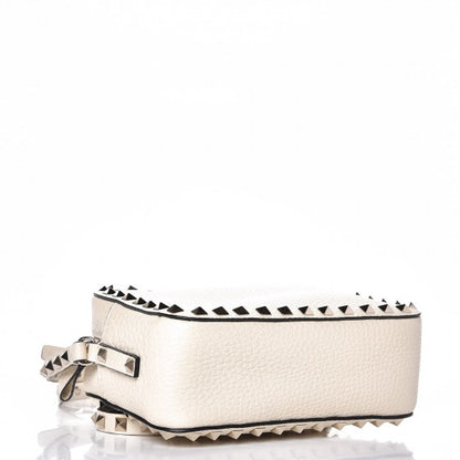 Valentino Garavani Grained Calfskin Rockstud Camera Crossbody Bag Ivory 4 of 7