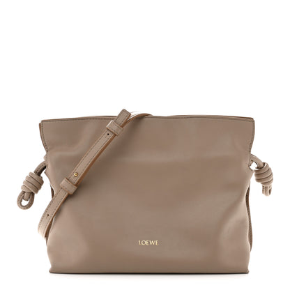 Loewe Calfskin Mini Flamenco Knot Clutch Sand 1 of 10