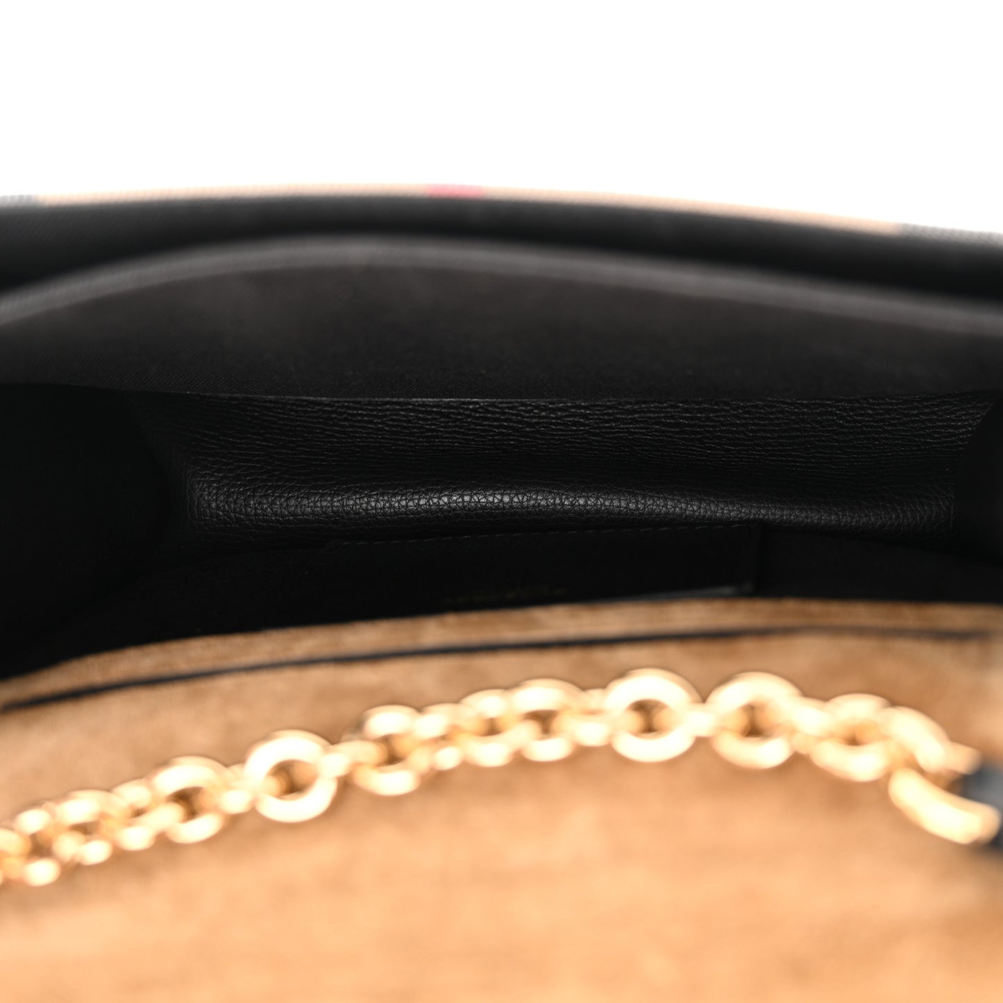 Derby Calfskin House Check Small Macken Crossbody Bag Black