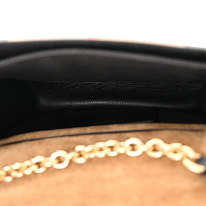 Burberry Derby Calfskin House Check Small Macken Crossbody Bag Black 5 of 10