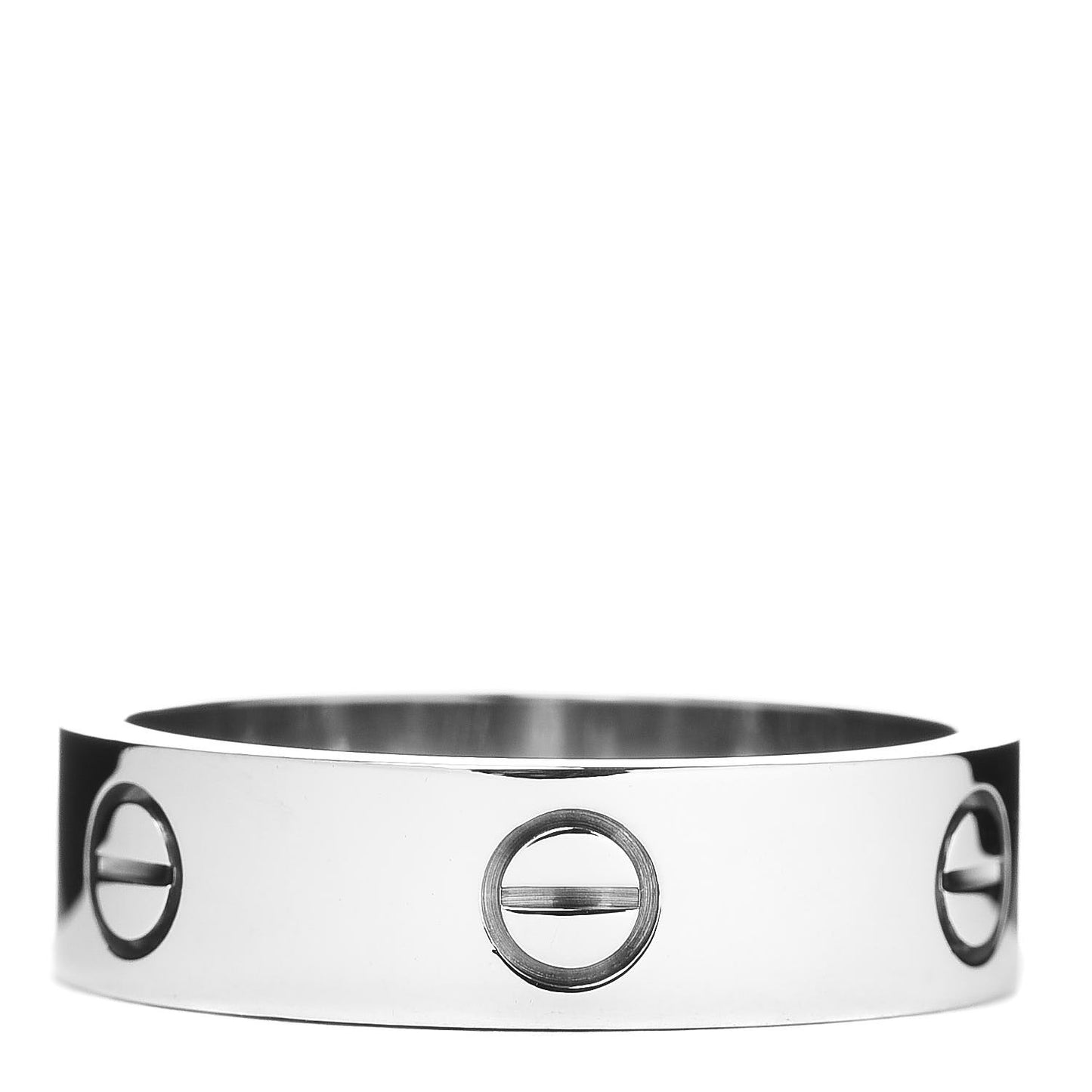 18K White Gold 5.5mm LOVE Ring 62 10