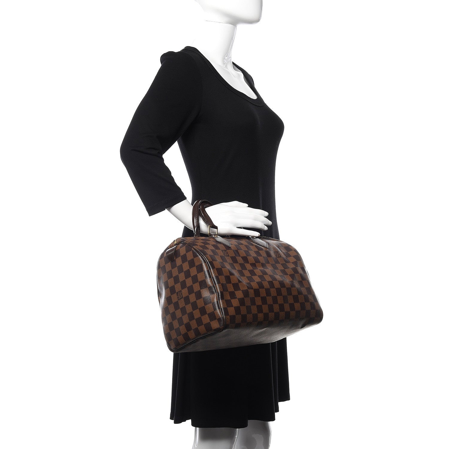 Louis Vuitton Damier Ebene Speedy 30 2 of 17