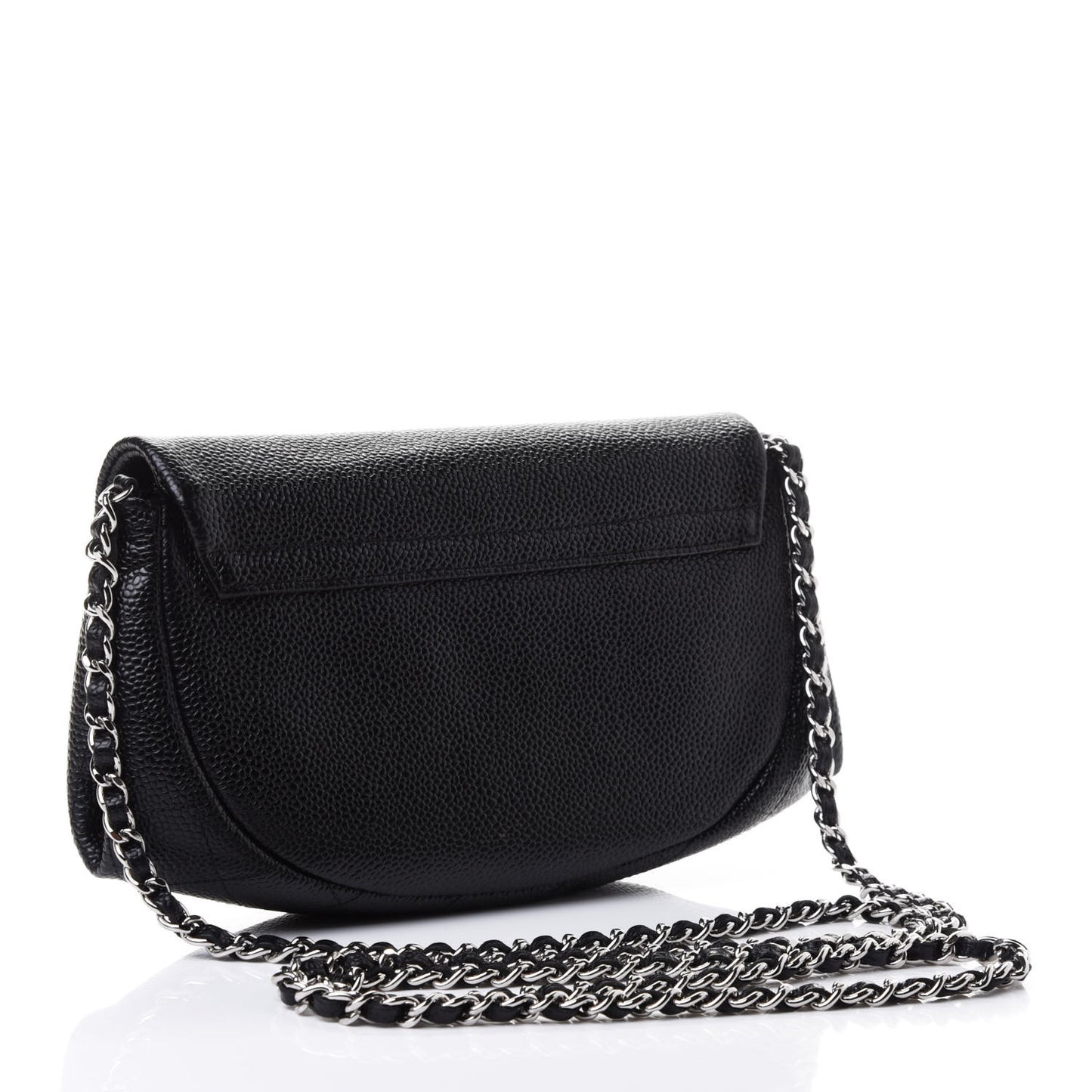 Caviar Half Moon Wallet On Chain WOC Black