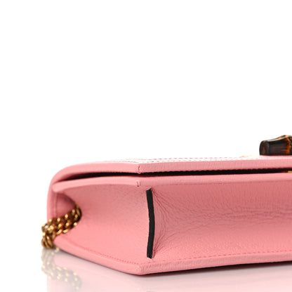 Gucci Textured Dollar Calfskin Mini Diana Chain Bag Wild Rose 6 of 8