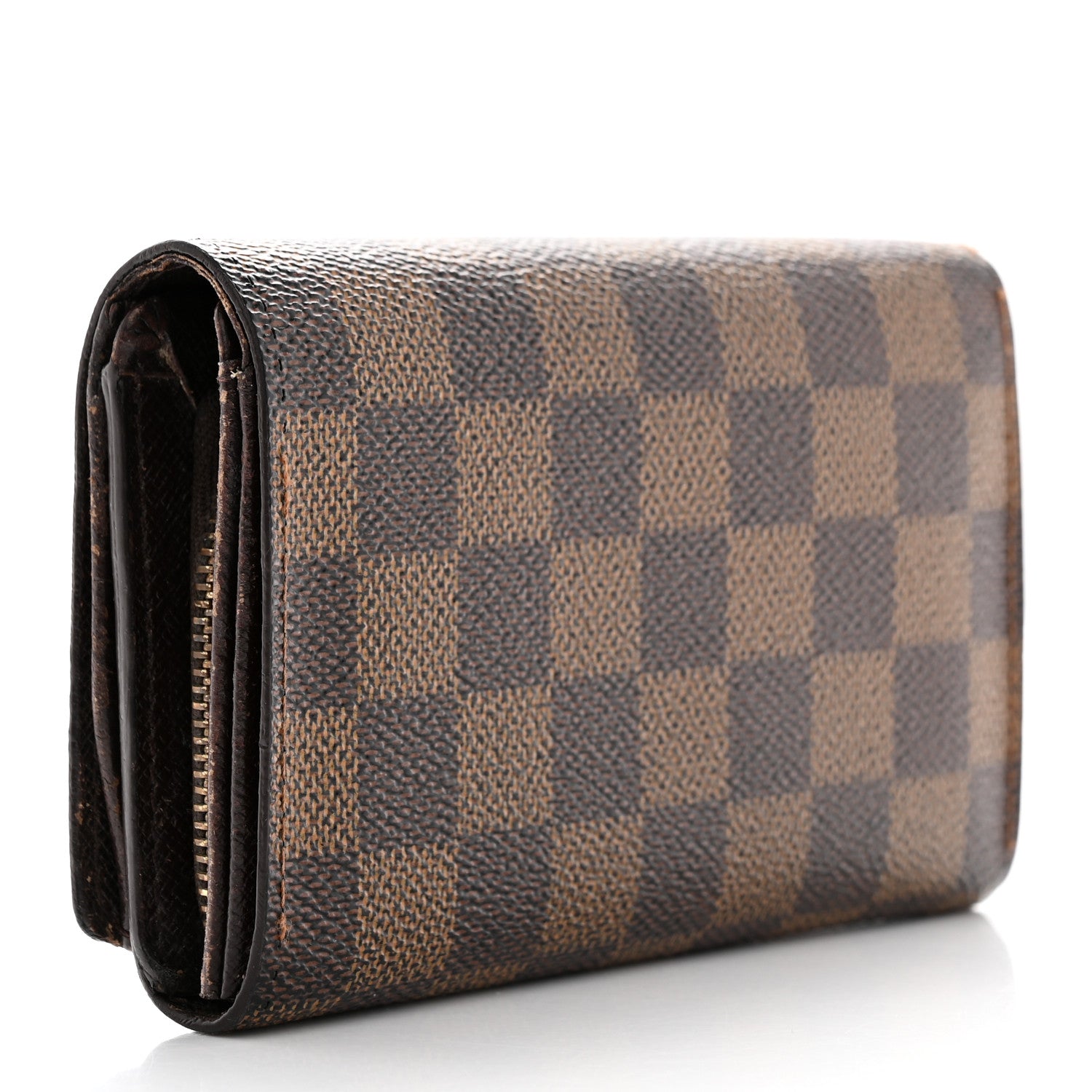 Louis Vuitton Damier Ebene Porte-Monnaie Billets Tresor Wallet 3 of 13
