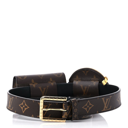Louis Vuitton Monogram 30mm Daily Multi Pocket Belt 80 32 2 of 11