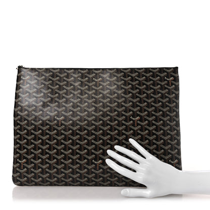 Goyard Goyardine Senat Pochette GM Black 2 of 11