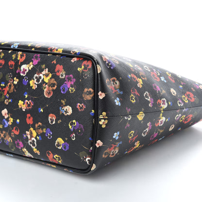 Givenchy Coated Canvas Pansy Print Large Antigona Tote Black 8 of 10