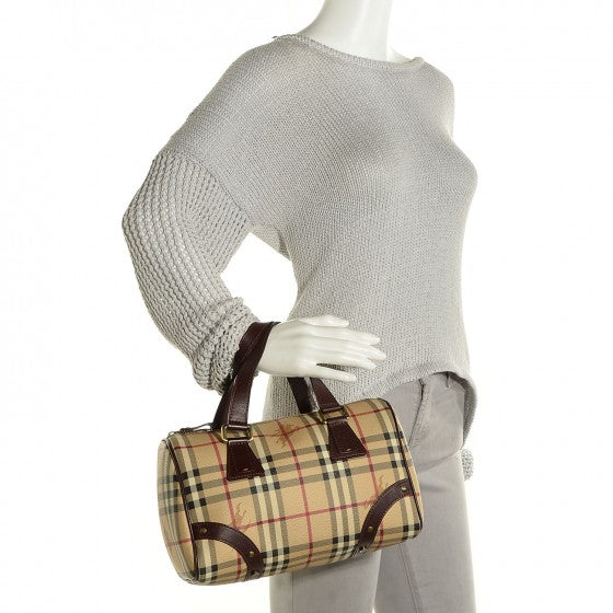 Haymarket Check Studded Bowler Brown