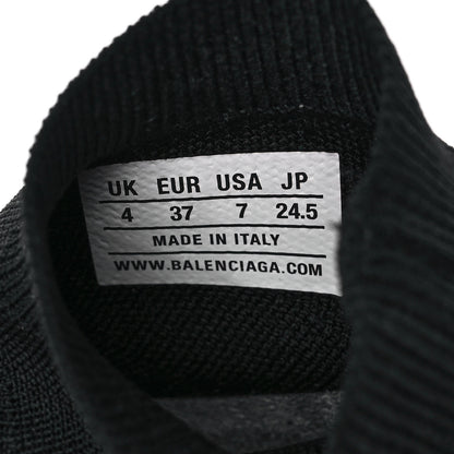 Balenciaga Neoprene Knit Womens Speed Sneakers 37 Black White 7 of 8