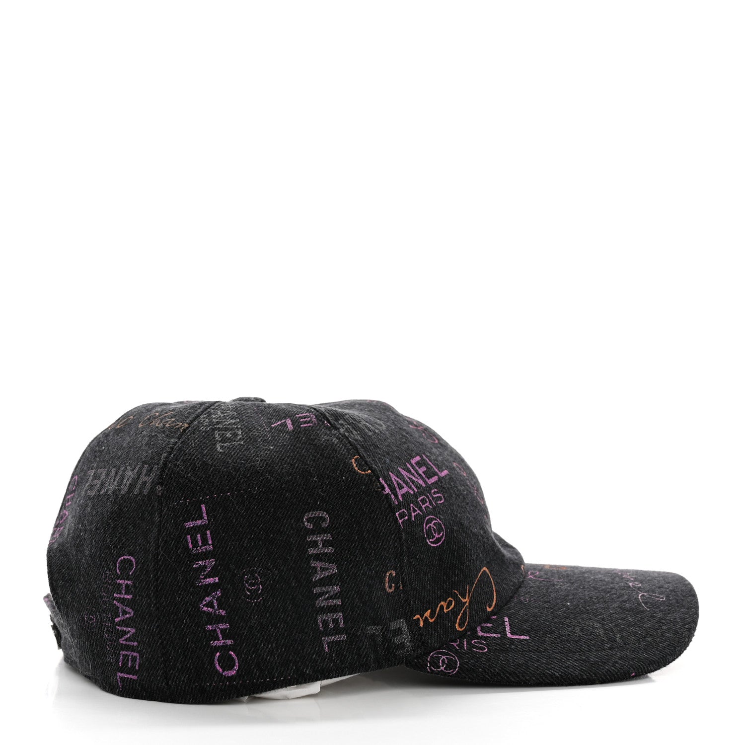 Chanel Denim Mood Cap Hat Black 4 of 9