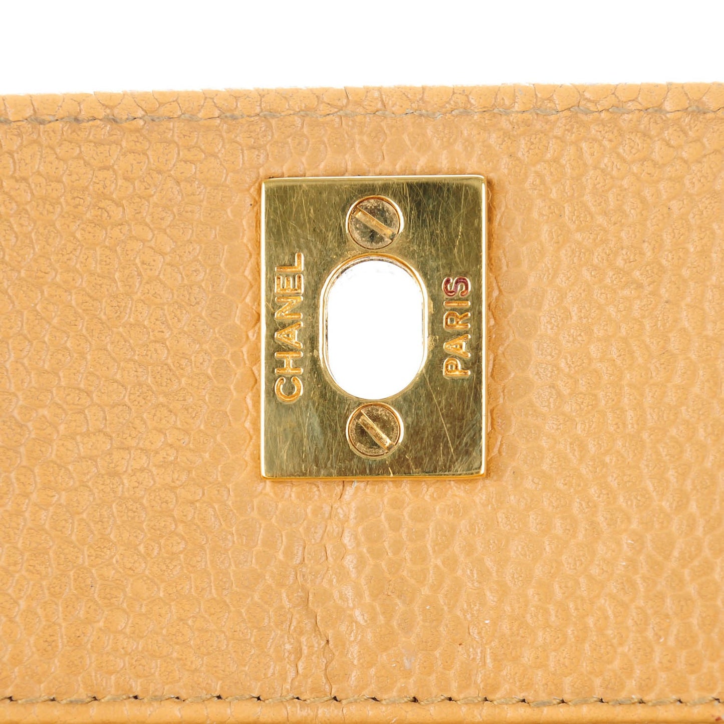 Caviar Shoulder Bag Beige