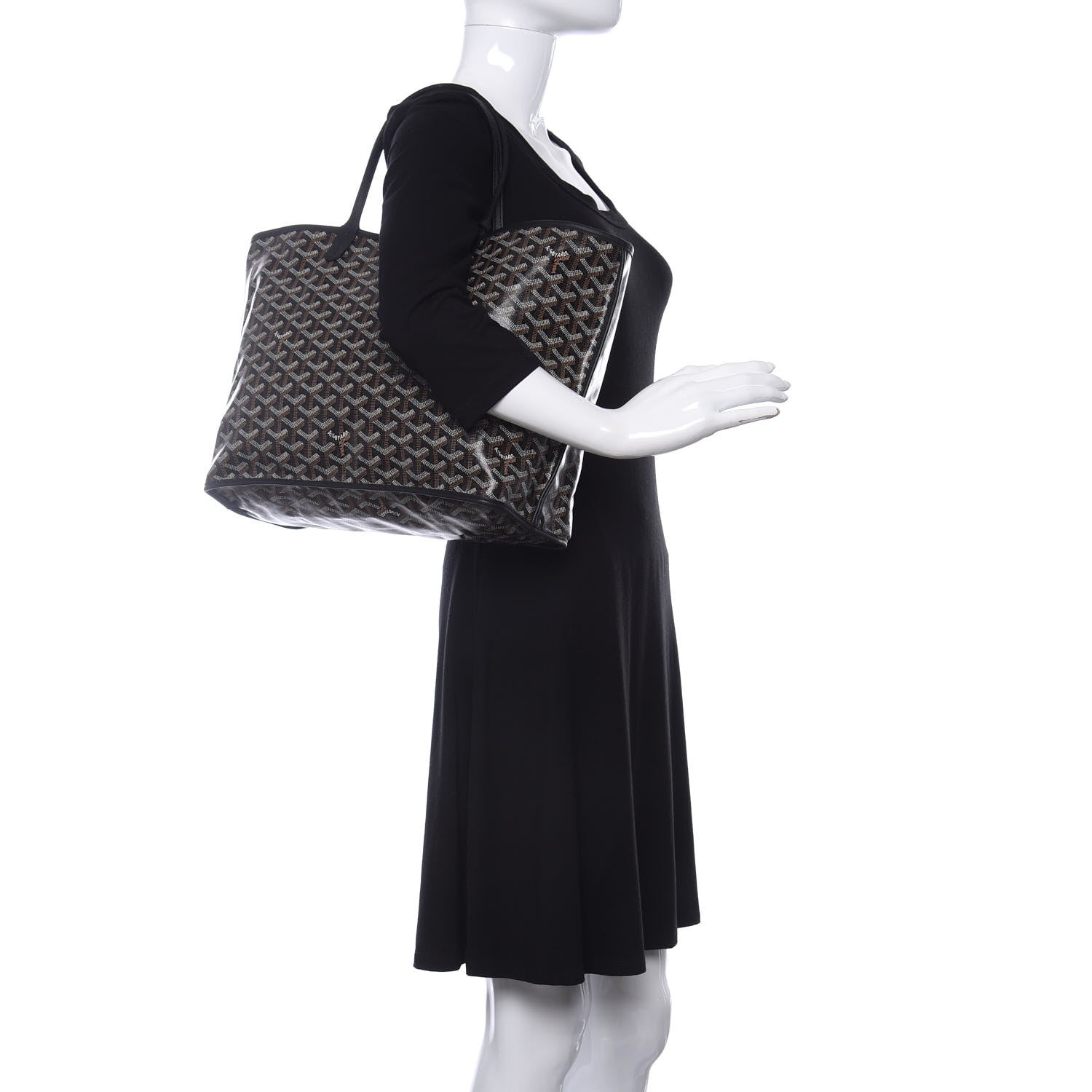 Goyard Goyardine Reversible Anjou PM Black 2 of 9