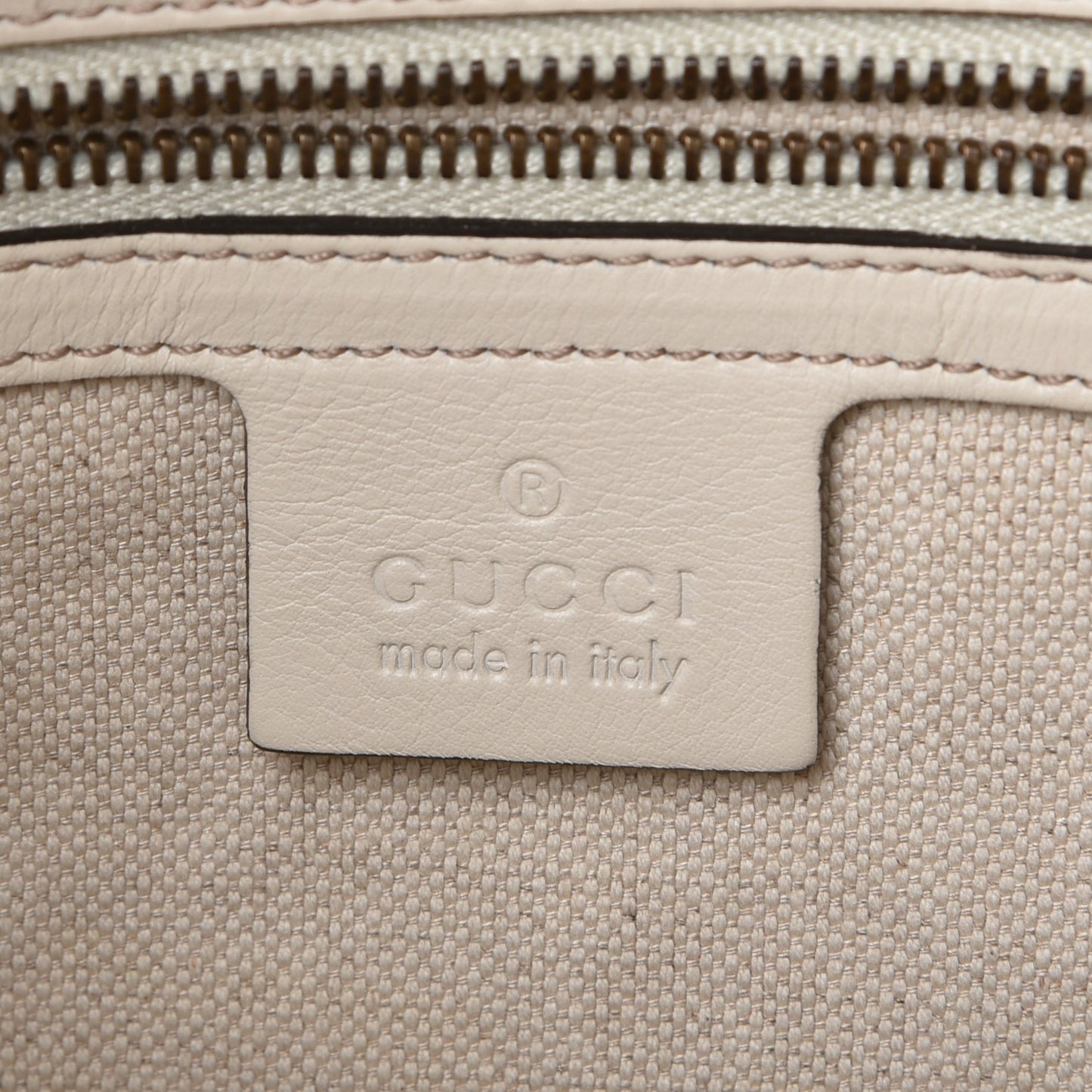 Monogram Medium GG Running Tote Off White